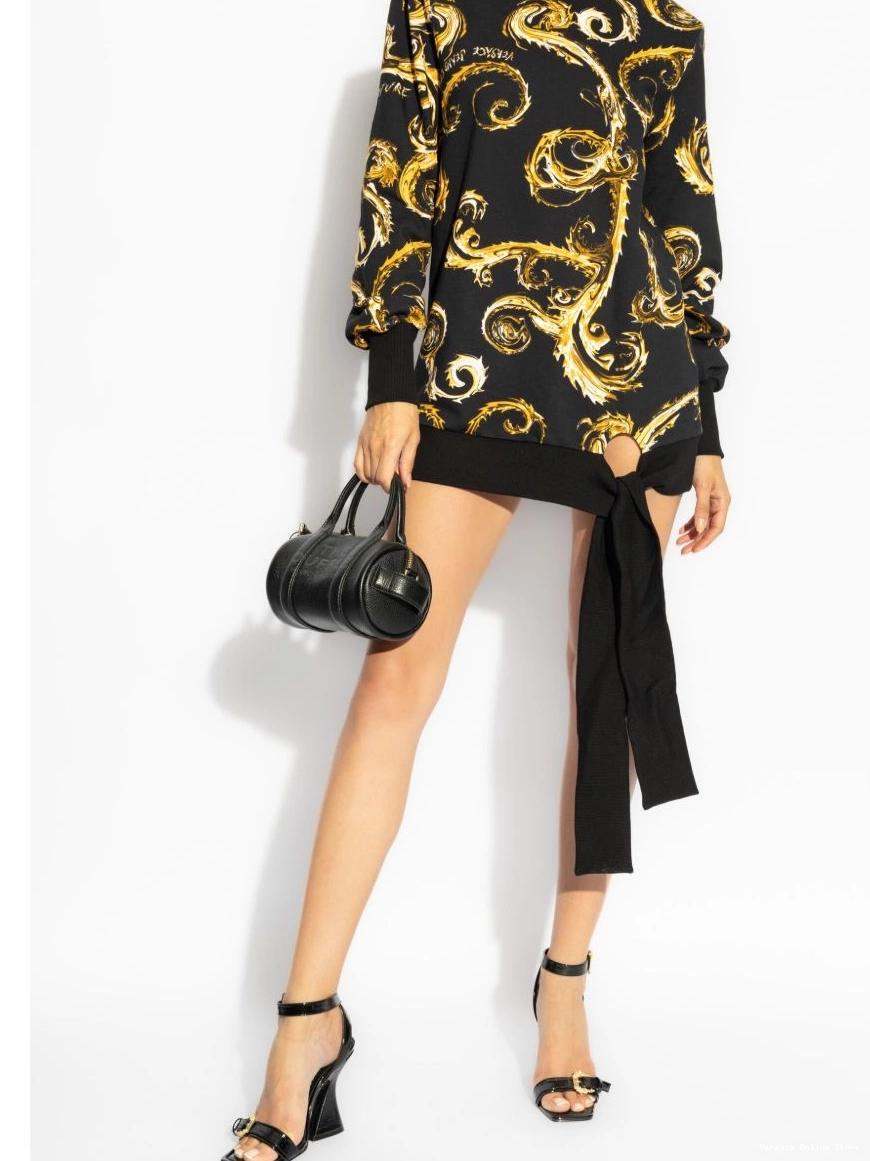 Cheap Couture-print mini Couture Watercolour Versace Jeans dress Women 0326